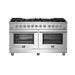 FORNO Massimo 60-Inch Freestanding Gas Range in Stainless Steel - FFSGS6239-60 FORNO