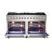 FORNO Massimo 60-Inch Freestanding Gas Range in Stainless Steel - FFSGS6239-60 FORNO