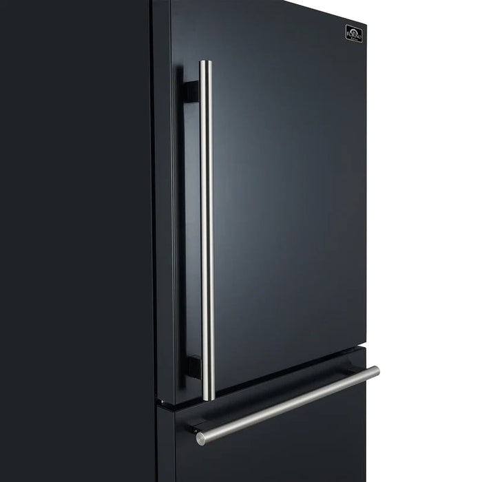 Forno Milano Espresso 31-Inch 17.2 cu. ft. Bottom Freezer Right Swing Door Refrigerator - FFFFD1785-31 FORNO