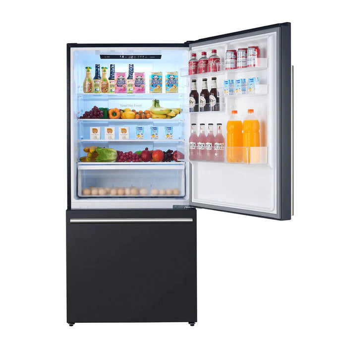 Forno Milano Espresso 31-Inch 17.2 cu. ft. Bottom Freezer Right Swing Door Refrigerator - FFFFD1785-31 FORNO