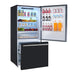 Forno Milano Espresso 31-Inch 17.2 cu. ft. Bottom Freezer Right Swing Door Refrigerator - FFFFD1785-31 FORNO