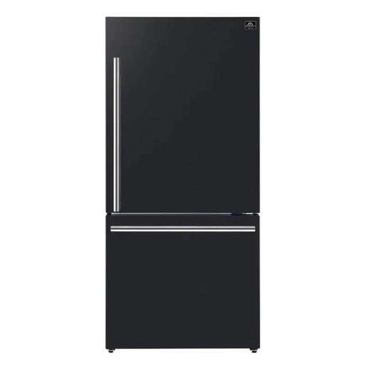 Forno Milano Espresso 31-Inch 17.2 cu. ft. Bottom Freezer Right Swing Door Refrigerator - FFFFD1785-31 FORNO