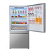 Forno Milano Espresso 31-Inch 17.2 cu. ft. Bottom Freezer Right Swing Door Refrigerator - FFFFD1785-31 FORNO