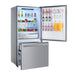 Forno Milano Espresso 31-Inch 17.2 cu. ft. Bottom Freezer Right Swing Door Refrigerator - FFFFD1785-31 FORNO