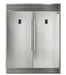 Forno 2-Piece Appliance Package - 48-Inch Dual Fuel Range  & 60-Inch Pro-Style Refrigerator in Stainless Steel FORNO