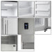 Forno 5-Piece Appliance Package - 30-Inch Electric Range, Wall Mount Range Hood with Backsplash, Pro-Style Refrigerator, Dishwasher, and Microwave Oven in Stainless Steel FORNO