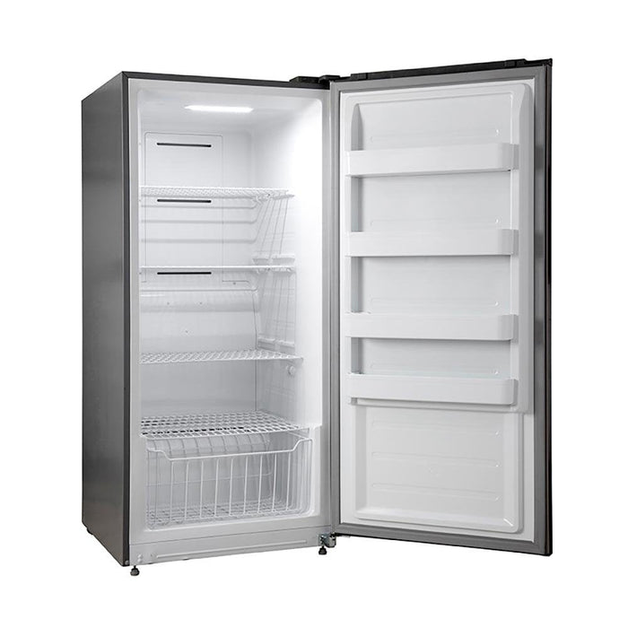 Forno 2-Piece Appliance Package - 30-Inch Electric Range & Pro-Style Refrigerator and Freezer in Stainless Steel FORNO