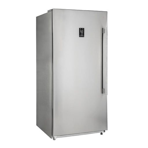 Forno Rizzuto - Left side Door Pro-Style Handle  Refrigerator / Fridge – Freezer  Dual Combination 32" Wide 13.8 cu.ft. with decorative grill - FFFFD1933-32LS FORNO