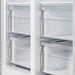 Forno Salerno Espresso 33-inch Side-by-Side 15.6 Cu.Ft. Refrigerator with Brass Handle - FFRBI1805-33BLK FORNO