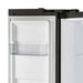 Forno Salerno Espresso 33-inch Side-by-Side 15.6 Cu.Ft. Refrigerator with Brass Handle - FFRBI1805-33BLK FORNO