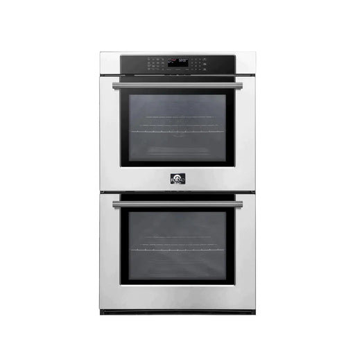 Forno Villarosa 30" Convection Double Electric Wall Oven in Stainless Steel - FBOEL1365-30 FORNO