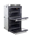 Forno Villarosa 30" Convection Double Electric Wall Oven in Stainless Steel - FBOEL1365-30 FORNO