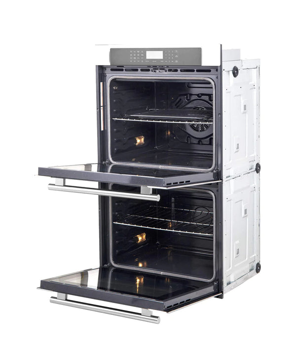 Forno Villarosa 30" Convection Double Electric Wall Oven in Stainless Steel - FBOEL1365-30 FORNO