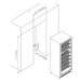 FORNO  Wine Cooler – Capraia Triple Zone 144/200 Bottles-Cans- FWCDR6661-30s - PrimeFair