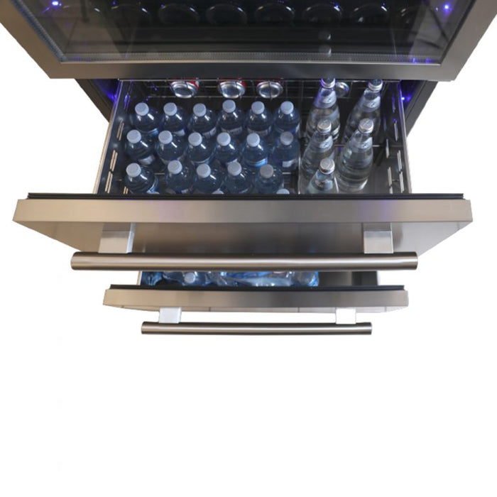 FORNO  Wine Cooler – Capraia Triple Zone 144/200 Bottles-Cans- FWCDR6661-30s - PrimeFair