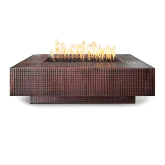 The Outdoor Plus Cabo Square Fire Pit | Hammered Copper The Outdoor Plus