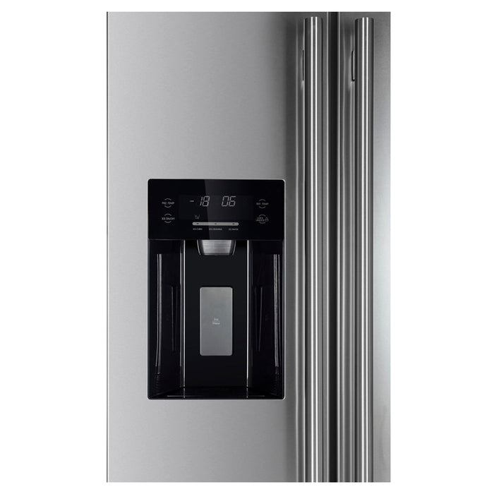 FORNO Salerno 36" Side by Side built-in Refrigerator 20.0 cu.ft in Stainless Steel - FFRBI1844-36SB FORNO