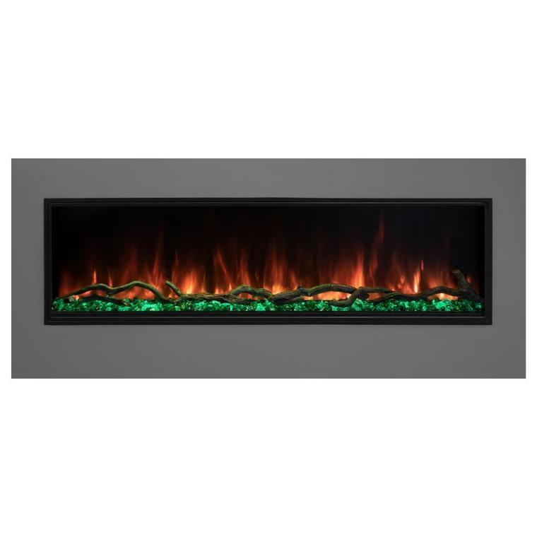 Modern Flames 96" Landscape Pro Slim Built In Wall Electric Fireplace Insert Heater LPS-9614
