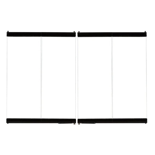 Superior 42-Inch Ebony Finish Mosaic Masonry Bi-Fold Glass Doors for WRT6042 & WRE6042 Wood Burning Fireplaces - BDMO42E Superior Fireplaces