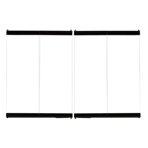 Superior 42-Inch Ebony Finish Mosaic Masonry Bi-Fold Glass Doors for WRT6042 & WRE6042 Wood Burning Fireplaces - BDMO42E Superior Fireplaces
