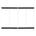 Superior 42-Inch Ebony Finish Mosaic Masonry Bi-Fold Glass Doors for WRT6042 & WRE6042 Wood Burning Fireplaces - BDMO42E Superior Fireplaces
