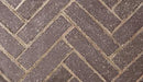 Superior 48 Inch Mosaic Masonry Brick, Ivory Split Herringbone Superior Fireplaces