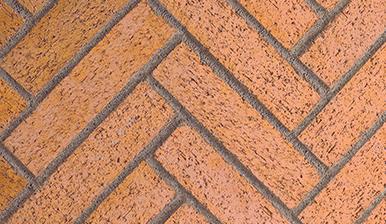 Superior 48 Inch Mosaic Masonry Brick, Ivory Split Herringbone Superior Fireplaces