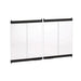 Superior 48" Masonry Ceramic Glass Bi-Fold Door, Ebony - BDMO48EA Superior Fireplaces