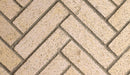 Superior 50", 42", 50"  Vent Free Firebox, Mosaic Masonry Brick, Ivory Split Herringbone Superior Fireplaces