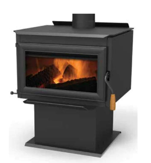 24 Inch Freestanding Wood Burning Stove Steel - detail close-up