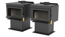 Superior Fireplaces 24 Inch Freestanding Wood Burning Stove Steel - WXS2016WS Superior Fireplaces
