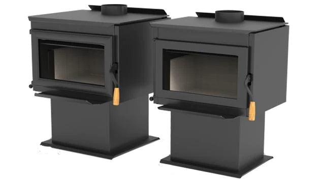 Superior Fireplaces 24 Inch Freestanding Wood Burning Stove Steel - WXS2016WS Superior Fireplaces