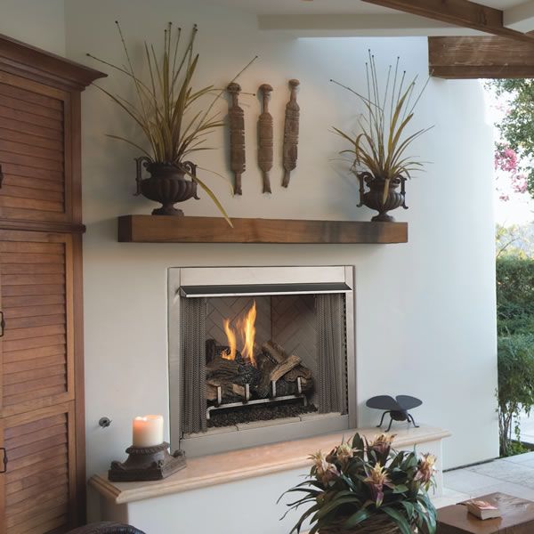 Superior Fireplaces 36 Inch Vent Free Outdoor Fireplace - VRE3236 Superior Fireplaces