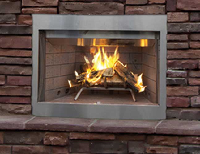Superior Fireplaces 36" Outdoor Wood Burning Fireplace - WRE3036 Superior Fireplaces