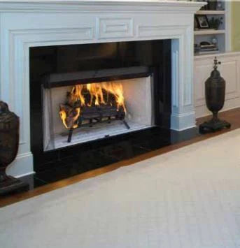 Superior Fireplaces 36" Wood burning Insulated Fireplace with White Stacked Refractory Panels - WRT/WCT3036 Superior Fireplaces