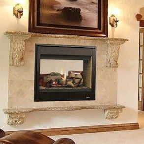 Superior Fireplaces 40" See-Through NG Millivolt Fireplace - BRT40STTMN Superior Fireplaces