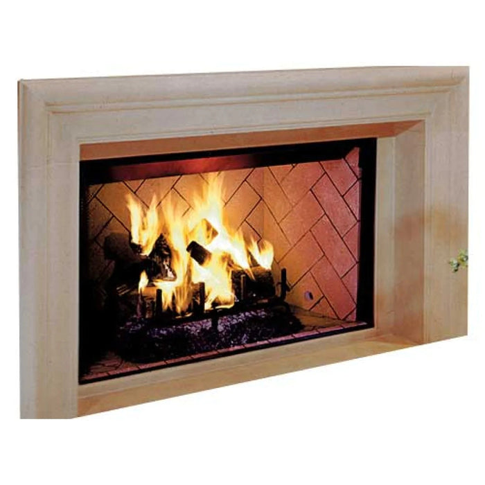 Superior Fireplaces 42" Wood burning Insulated Fireplace with White Stacked Refractory Panels - WRT3042 Superior Fireplaces