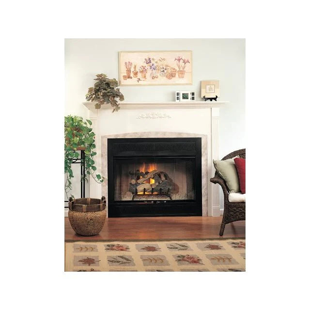 Superior Fireplaces 42" Wood burning Insulated Fireplace with White Stacked Refractory Panels - WRT3042 Superior Fireplaces