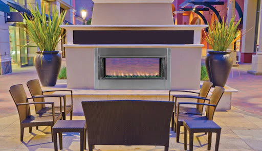 Superior Fireplaces 43" Linear Outdoor Fireplace Electronic - VRE4543 Superior Fireplaces