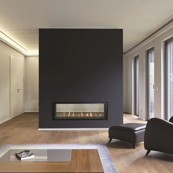 Superior Fireplaces 84" Linear Direct Vent Fireplace, Electronic Ignition - DRL4084TEN Superior Fireplaces