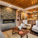 Superior Fireplaces 84" Linear Direct Vent Gas Fireplace with Interior Lights, Electronic Ignition - DRL6084TEN Superior Fireplaces