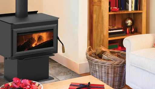 Superior Fireplaces Freestanding Wood Burning Stove - Steel WXS2021WS-B Superior Fireplaces