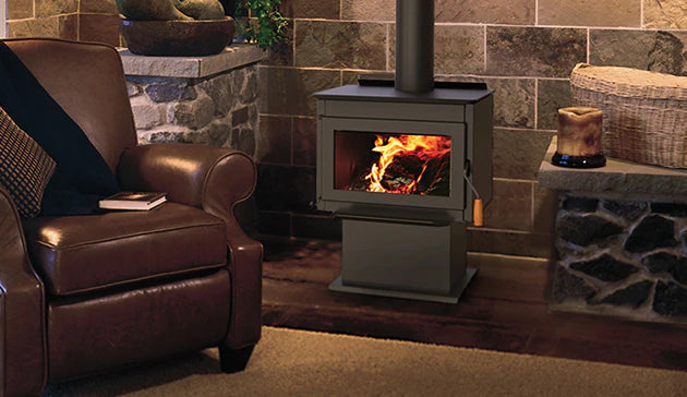 Superior Fireplaces Freestanding Wood Burning Stove - Steel WXS2021WS-B Superior Fireplaces