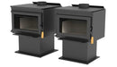 Superior Fireplaces Freestanding Wood Burning Stove - Steel WXS2021WS-B Superior Fireplaces