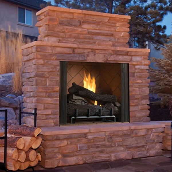 Superior Fireplaces Outdoor Vent Free Masonry Fireplace - VRE6000 Superior Fireplaces