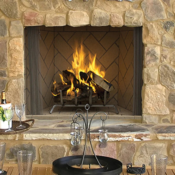 Superior Fireplaces Outdoor Wood burning Masonry Fireplace - WRE6036- 42"- 50" Superior Fireplaces