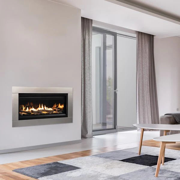 Superior Linear Direct Vent Fireplace, Lights, Blower, Electronic Ignition with Remote, Natural Gas - DRL3535-45-55 Superior Fireplaces