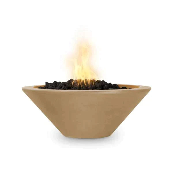 The Outdoor Plus 48" Cazo GFRC Fire Bowl Match Lit with Flame Sense | Natural Gas The Outdoor Plus