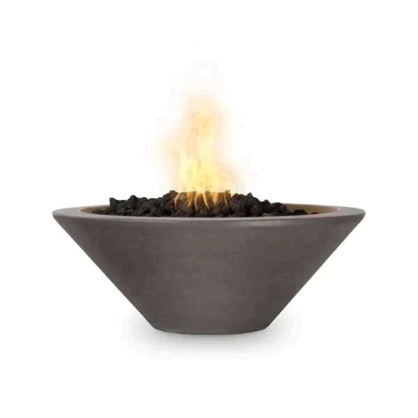 The Outdoor Plus 48" Cazo GFRC Fire Bowl Match Lit with Flame Sense | Liquid Propane