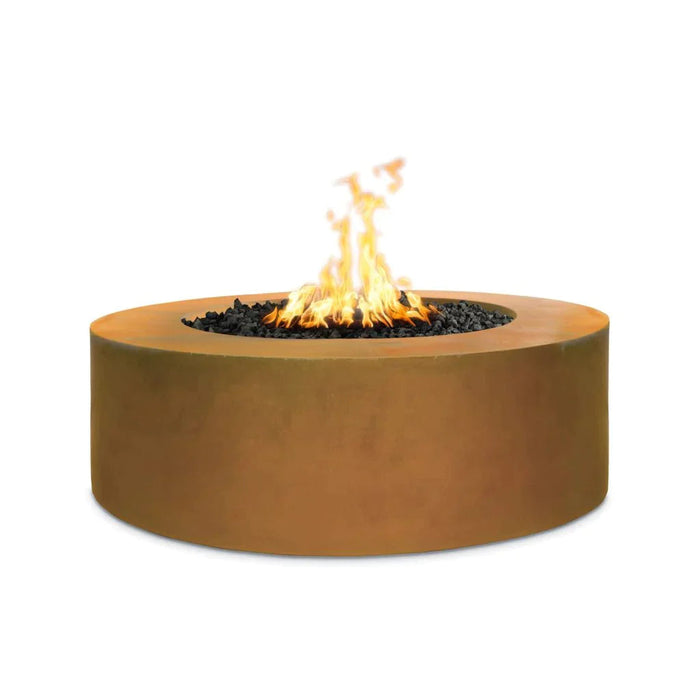 The Outdoor Plus 24" Tall Round Unity Fire Pit | Corten Steel The Outdoor Plus